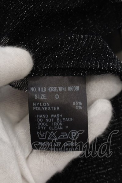 画像5: IFSIXWASNINE / WILD HORSE/MINI　グリッターメッシュカーディガン 0 ブラックｘシルバー O-24-06-23-012-IF-to-YM-ZT147 (5)
