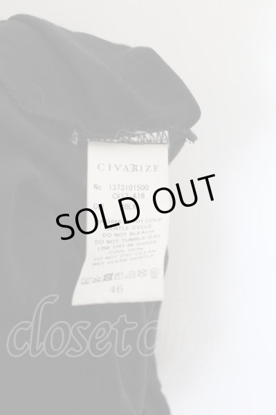 画像3: CIVARIZE / Abuse ドレープTシャツ 46 ブラック O-24-06-27-004-CI-ts-YM-OS (3)