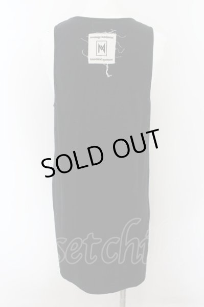 画像2: Moonage Devilment（清春） / コットンオーバーロングテールタンクトップ F ブラック O-24-06-27-042-MO-ts-YM-OS (2)