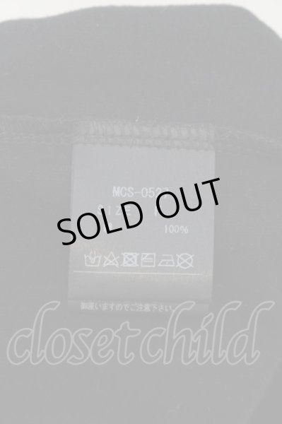 画像3: Moonage Devilment（清春） / コットンオーバーロングテールタンクトップ F ブラック O-24-06-27-042-MO-ts-YM-OS (3)