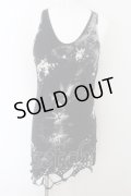 CIVARIZE / Poisonous クラッシュ加工フェイクレイヤードタンクトップ 46 ブラック（ブリーチ） O-24-06-27-046-CI-to-YM-OS