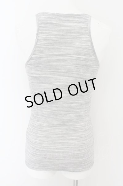 画像2: FUGA / ミックスボーダータンクトップ 44 グレー O-24-06-27-057-FU-to-YM-OS (2)