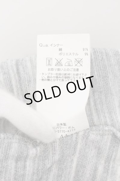 画像3: FUGA / ミックスボーダータンクトップ 44 グレー O-24-06-27-057-FU-to-YM-OS (3)