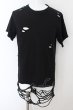 画像1: Xfrm / フルダメージロングTシャツ F ブラック O-24-06-27-058-Xf-ts-YM-OS (1)