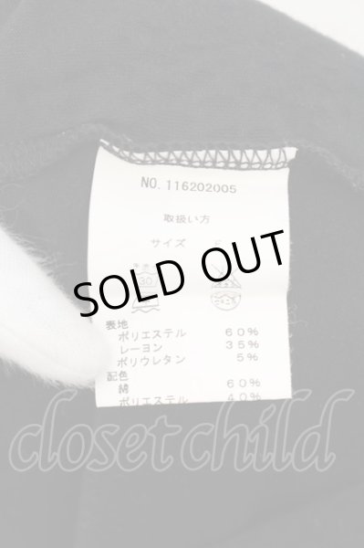 画像3: Xfrm / スラッシュダメージレイヤードロングTシャツ F ブラック O-24-06-27-059-Xf-ts-YM-OS (3)