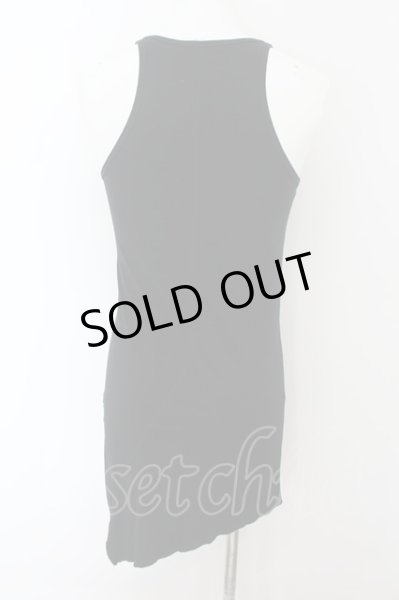 画像2: CIVARIZE / Inferアシンメトリーデザインロングタンクトップ 44 ブラック O-24-06-27-060-CI-to-YM-OS (2)