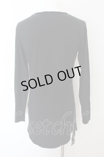 画像2: CIVARIZE / Sliceサイドジップカットソー 44 ブラック O-24-06-27-062-CI-to-YM-OS (2)