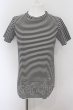 画像1: FUGA / MOSQUITO ボーダーロングTシャツ 44 ブラックｘホワイト O-24-06-27-064-FU-ts-YM-OS (1)