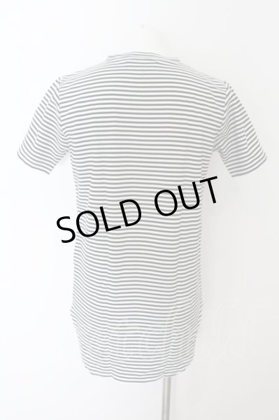 画像2: FUGA / MOSQUITO ボーダーロングTシャツ 44 ブラックｘホワイト O-24-06-27-064-FU-ts-YM-OS (2)