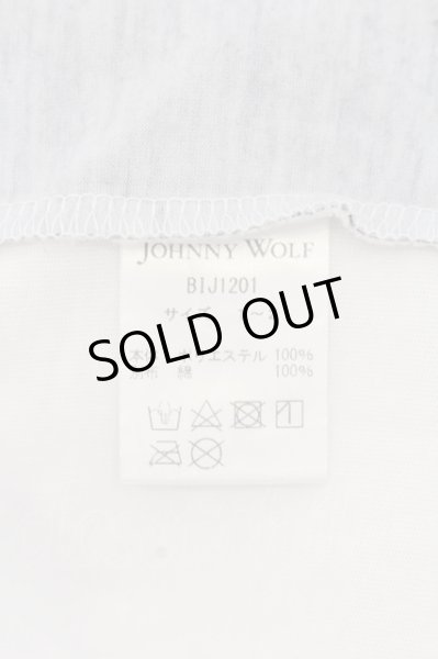 画像3: JOHNNY WOLF / SMOKE ROSE ビッグシルエットTシャツ 1-2 ホワイトｘブラック O-24-06-27-066-JO-ts-YM-OS (3)