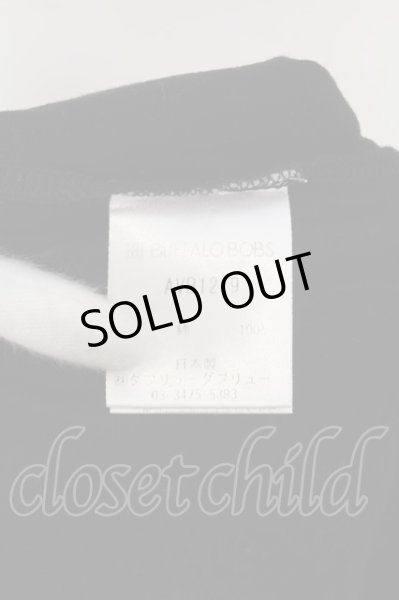 画像3: BUFFALO BOBS / エンブレムVネックTシャツ 1 ブラック O-24-06-27-067-BU-ts-YM-ZT0724 (3)