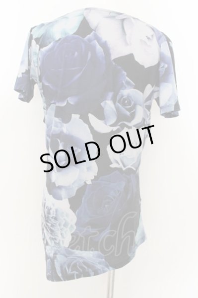 画像2: CIVARIZE / Iris ドレープ花柄Tシャツ 44 ブルー O-24-06-27-079-CI-ts-YM-OS (2)