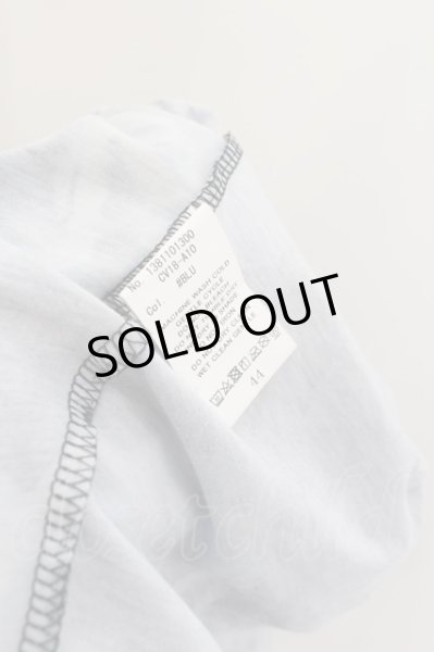 画像3: CIVARIZE / Iris ドレープ花柄Tシャツ 44 ブルー O-24-06-27-079-CI-ts-YM-OS (3)