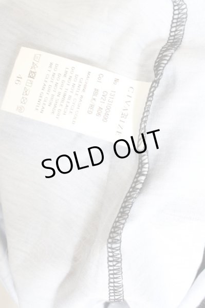 画像3: CIVARIZE / モードドレープフラワーTシャツ 46 ブラックｘレッド O-24-06-27-084-CI-ts-YM-OS (3)