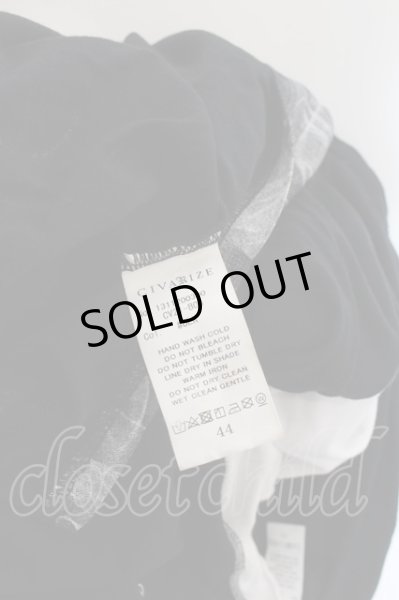 画像3: CIVARIZE / Gazer　プリンテッドロングスリーブ2P SET 44 ブラックｘホワイト O-24-06-27-086-CI-to-YM-OS (3)