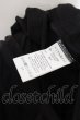 画像3: CIVARIZE / Disturbiaジップ付ドレープ総柄カットソー 44 ブラック O-24-06-27-095-CI-to-YM-OS (3)