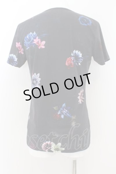 画像2: CIVARIZE / 転写スカルフラワーTシャツ 44 ブラック O-24-06-27-107-CI-ts-YM-OS (2)
