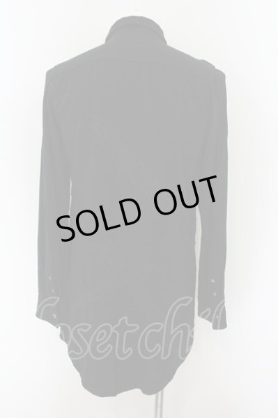 画像2: CIVARIZE / Sincereレース切り替えロングシャツ 44 ブラック O-24-06-27-112-CI-sh-YM-OS (2)