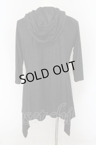 画像2: CIVARIZE / 変形ポリスエードパーカー 44 ブラック O-24-06-27-114-CI-ts-YM-OS (2)