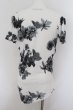 画像2: CIVARIZE / Seeker フラワー総柄ドレープTシャツ 44 ホワイト O-24-06-27-121-CI-ts-YM-OS (2)