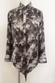 画像1: CIVARIZE / Conviction ジャガードロングシャツ 44 シルバー O-24-06-27-012-CI-sh-YM-OS (1)