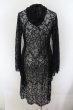 画像2: CIVARIZE / Collapse サイドレースアップ変形パーカー 44 ブラック O-24-06-27-123-CI-to-YM-OS (2)