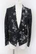 画像1: CIVARIZE / Demystify フラワー総柄テーラード 44 ブラック O-24-06-27-124-CI-ja-YM-OS (1)