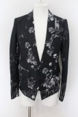 画像1: CIVARIZE / Demystify フラワー総柄テーラード 44 ブラック O-24-06-27-124-CI-ja-YM-OS (1)