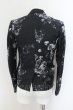 画像2: CIVARIZE / Demystify フラワー総柄テーラード 44 ブラック O-24-06-27-124-CI-ja-YM-OS (2)