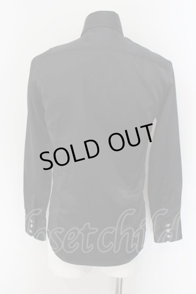 画像2: CIVARIZE / クリスタルボタンダウンドレスシャツ 44 ブラック O-24-06-27-125-CI-sh-YM-ZT292 (2)