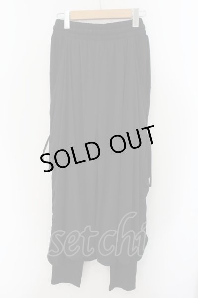 画像2: CIVARIZE / Quiverスカートレイヤードワイドパンツ 44 ブラック O-24-06-27-133-CI-pa-YM-ZT009 (2)