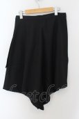 画像2: 【セール】CIVARIZE / 変形ラップスカート F ブラック O-24-06-27-134-CI-pa-YM-ZT119 (2)