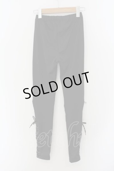 画像2: REFLEM / レースアップレギンス S ブラック O-24-06-27-135-RE-pa-YM-ZT0710 (2)