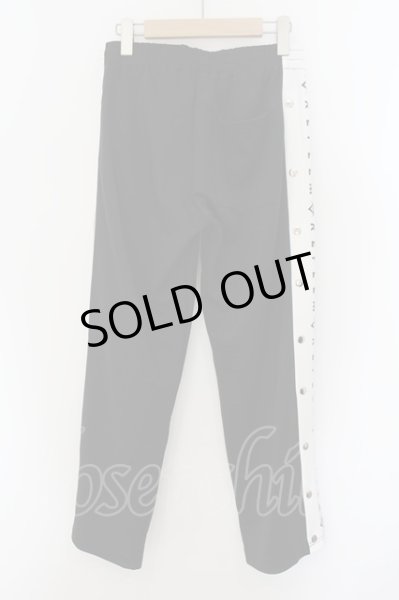 画像2: REFLEM / サイドスナップワイドジャージパンツ F ブラック O-24-06-27-137-RE-pa-YM-OS (2)