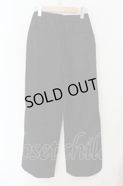 画像2: REFLEM / 裾スナップワイドパンツ F ブラック O-24-06-27-138-RE-pa-YM-OS (2)