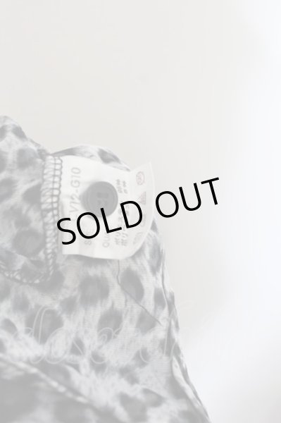 画像3: CIVARIZE / スムースストレッチ五分袖レオパードシャツ 44 グレー O-24-06-27-013-CI-sh-YM-OS (3)