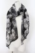 画像1: CIVARIZE / Fragrant シフォンストール  ブラック O-24-06-27-141-CI-za-YM-ZT292 (1)