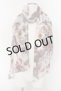 CIVARIZE / Hang シースルーストール  ホワイトｘレッド O-24-06-27-143-CI-za-YM-OS