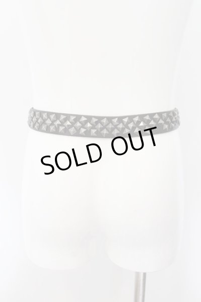 画像2: CIVARIZE / スタッズベルト  ブラック O-24-06-27-145-CI-za-YM-ZT471 (2)