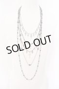 CIVARIZE / 5連ネックレス  ブルーｘブラックｘクリア O-24-06-27-146-CI-ac-YM-OS