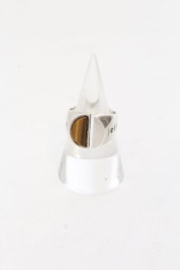 【セール】NIL DUE / NIL UN TOKYO / SPLIT CARVED SEALリング 約16号 シルバー O-24-06-27-148-NI-rg-YM-ZT147