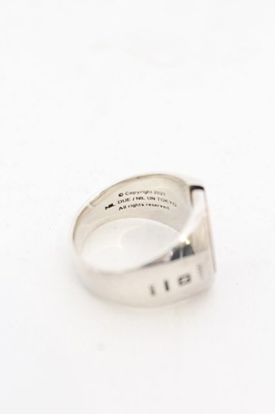 画像4: NIL DUE / NIL UN TOKYO / SPLIT CARVED SEALリング 約16号 シルバー O-24-06-27-148-NI-rg-YM-ZT147 (4)