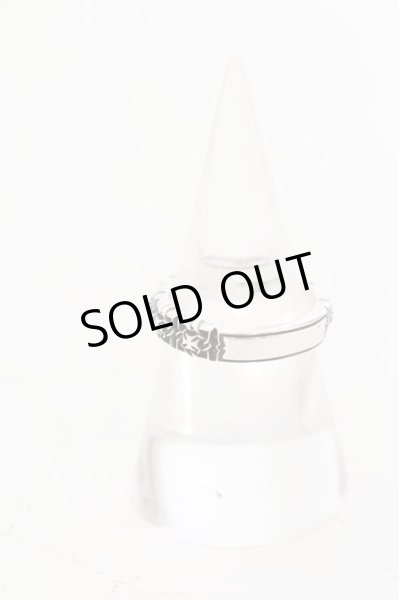 画像2: DEAL DESIGN / アイアンクロスナローリング 17号 シルバー O-24-06-27-154-DE-ac-YM-ZT412 (2)