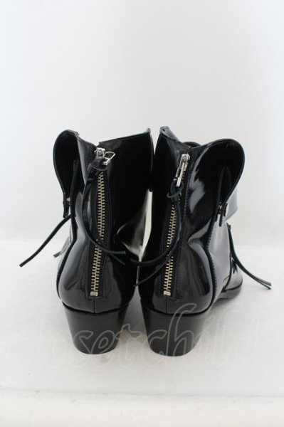 画像3: CIVARIZE / Lawライダースハイヒールブーツ 42(26.0〜26.5cm)/ ブラック(ガラスレザー) O-24-06-27-155-CI-za-YM-ZT-S001 (3)