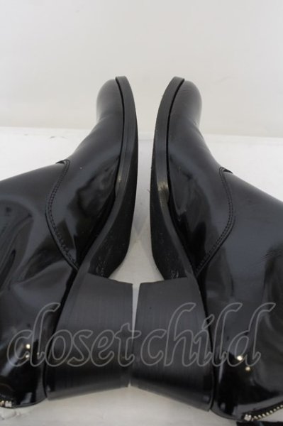 画像4: CIVARIZE / Lawライダースハイヒールブーツ 42(26.0〜26.5cm)/ ブラック(ガラスレザー) O-24-06-27-155-CI-za-YM-ZT-S001 (4)
