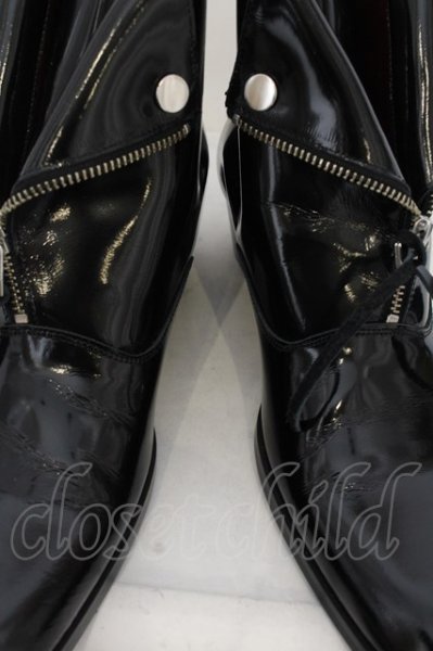 画像6: CIVARIZE / Lawライダースハイヒールブーツ 42(26.0〜26.5cm)/ ブラック(ガラスレザー) O-24-06-27-155-CI-za-YM-ZT-S001 (6)