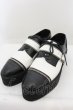 画像1: CIVARIZE / ミンストレルチック厚底シューズ 42（26-26.5cm） ブラックｘホワイト O-24-06-27-156-CI-za-YM-ZT2000 (1)