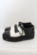 画像2: CIVARIZE / ミンストレルチック厚底シューズ 42（26-26.5cm） ブラックｘホワイト O-24-06-27-156-CI-za-YM-ZT2000 (2)