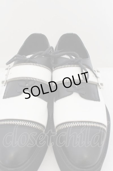 画像6: CIVARIZE / ミンストレルチック厚底シューズ 42(26-26.5cm) ブラックxホワイト O-24-06-27-156-CI-za-YM-ZT2000 (6)