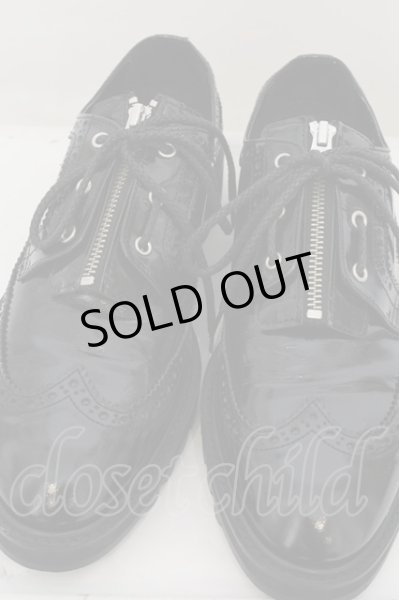 画像6: CIVARIZE / Heir フロントZIPソールシューズ 42（26-26.5cm） ブラック O-24-06-27-160-CI-sho-YM-OS (6)